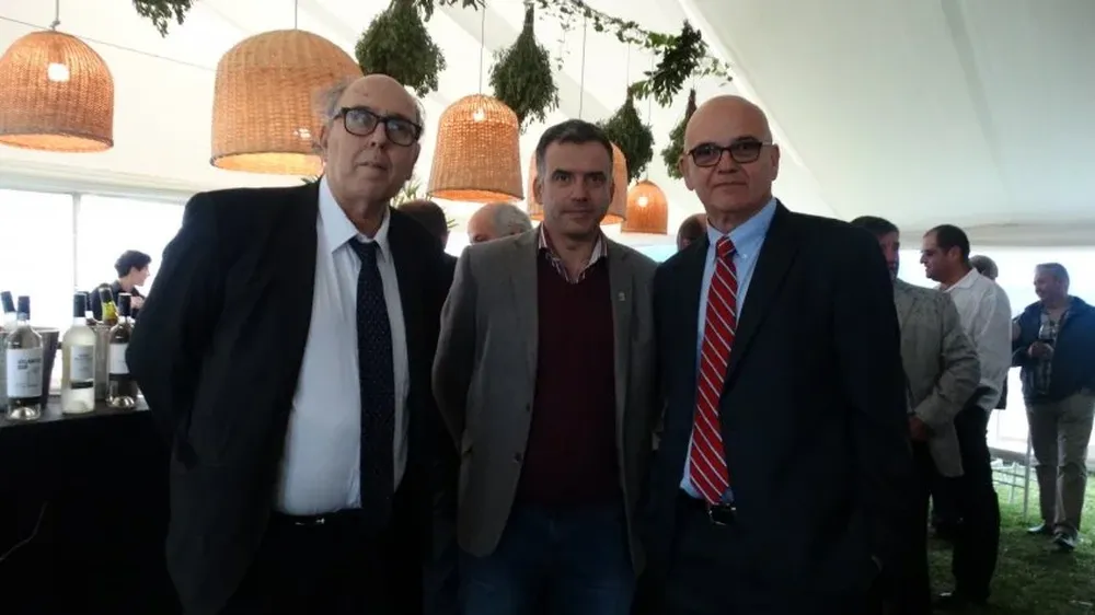 Marcos Carámbula, Yamandú Orsi y Horacio Rey