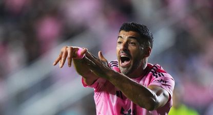 Luis Suárez en el partido de Inter Miami ante LAFC