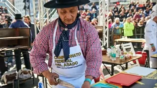 Concurso de asadores en Argentina.