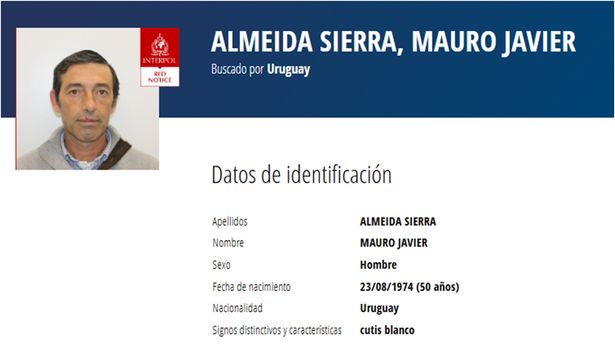 Buscado por Interpol