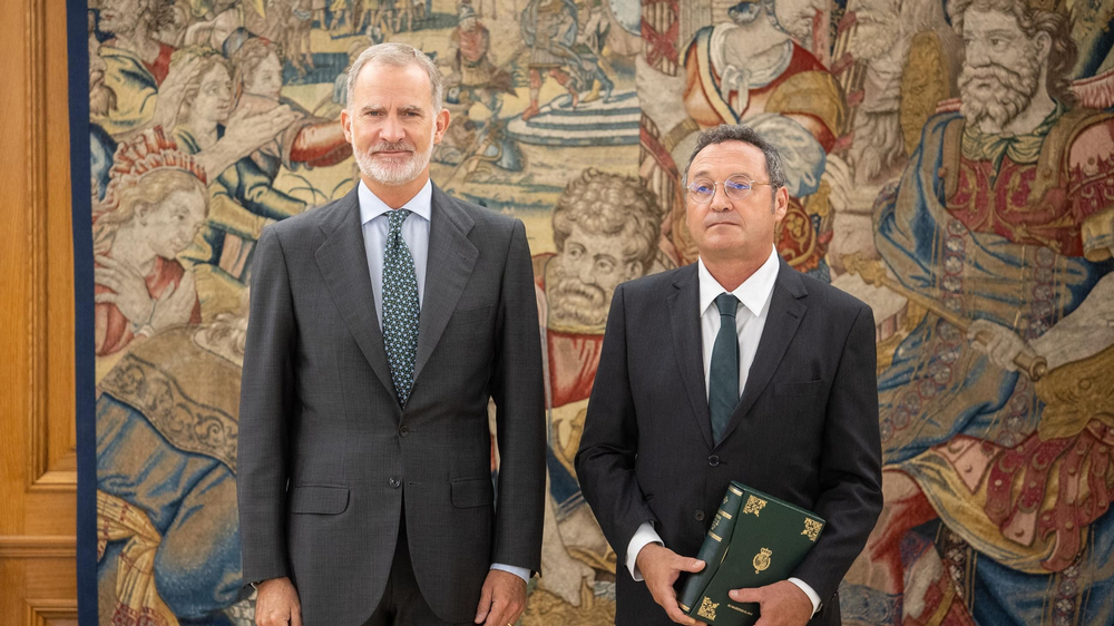 Felipe VI y Álvaro García Ortíz