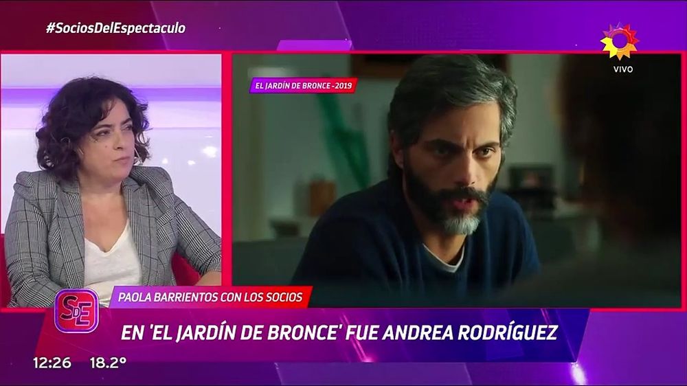 Paola Barrientos en Socios del Espectaculo