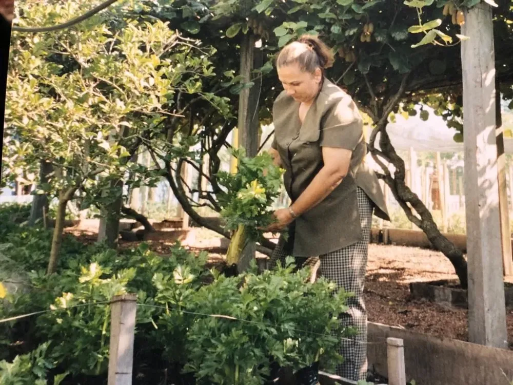 La quinta de Lía Ricchetto tiene 40 años, pero hace 20 que ella la trabaja.