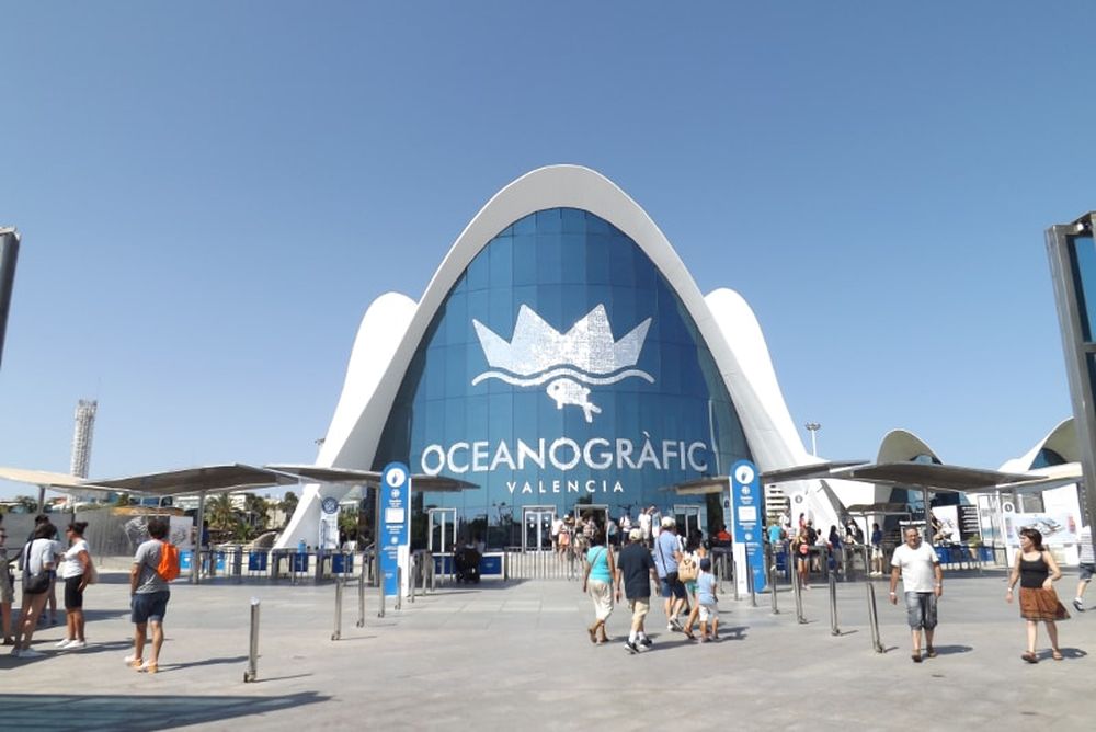 Ingreso al Oceanogràfic de València