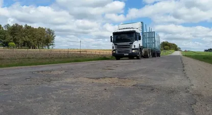 Rutas con desperfectos. Archivo.