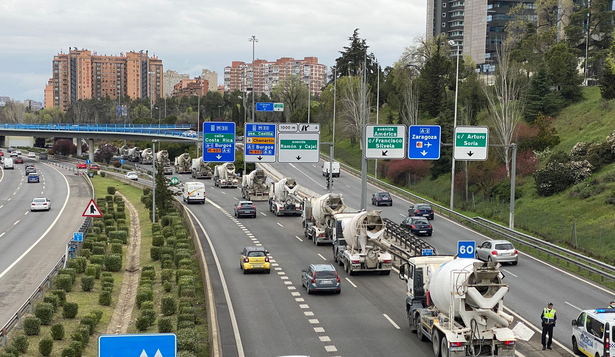 Reabren la circulacion en la M30 y la M40 en Madrid.