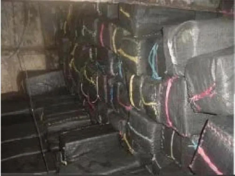 Siete narcodelincuentes de origen neerlandes intentaron recuperar un cargamento de 10 toneladas de cocaína