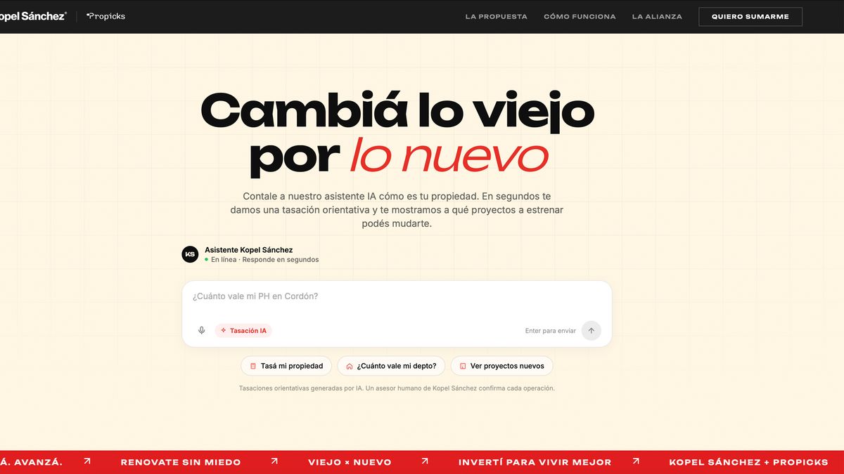 Del usado al estreno: la propuesta inmobiliaria que promete agilizar la venta y compra de vivienda