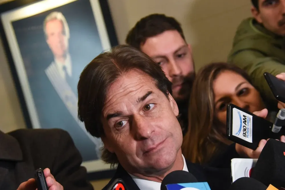 El presidente de la República, Luis Lacalle Pou