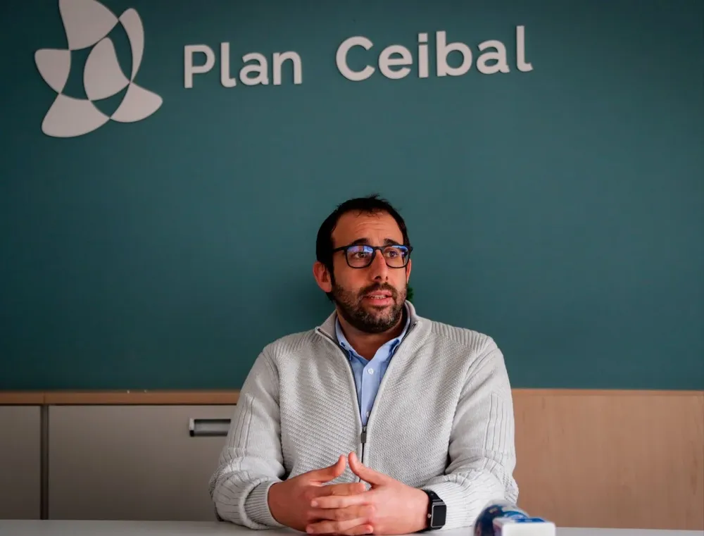 El presidente del Plan Ceibal, Leandro Folgar