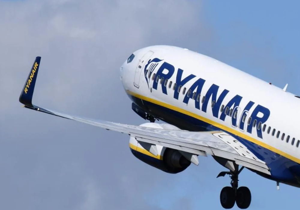 Avión de Ryanair
