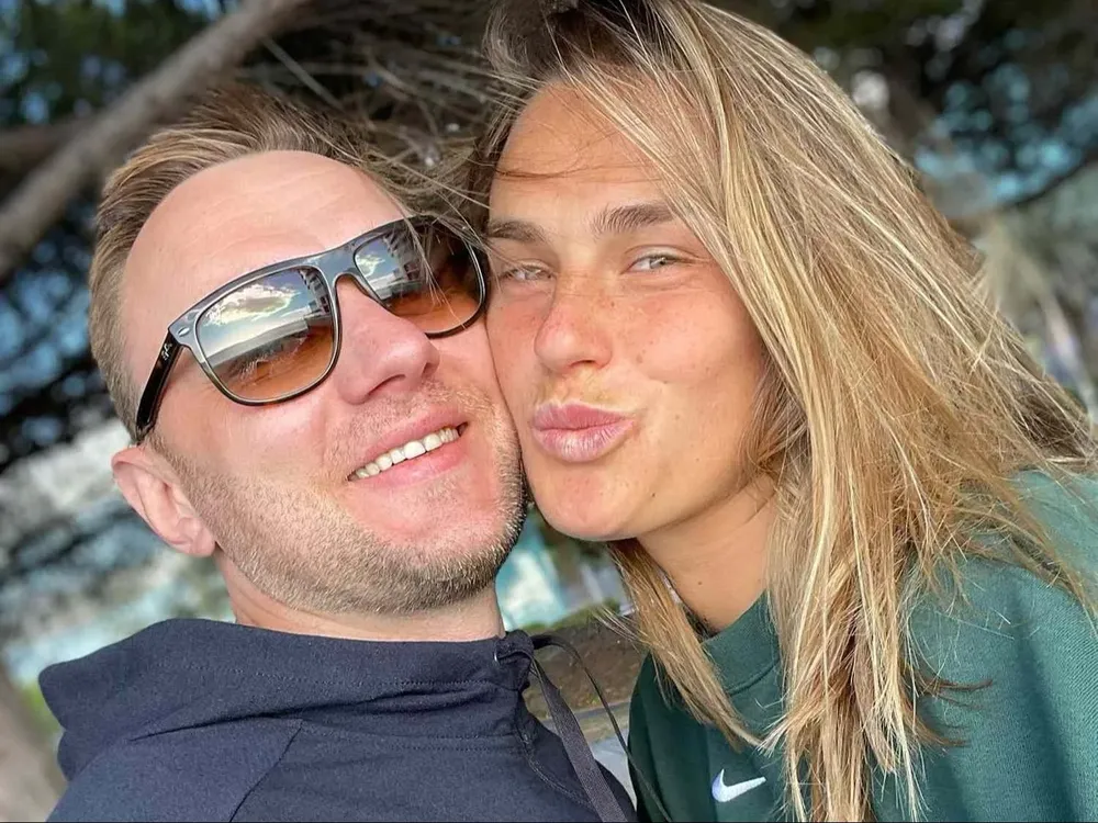 Aryna Sabalenka junto a su exnovio