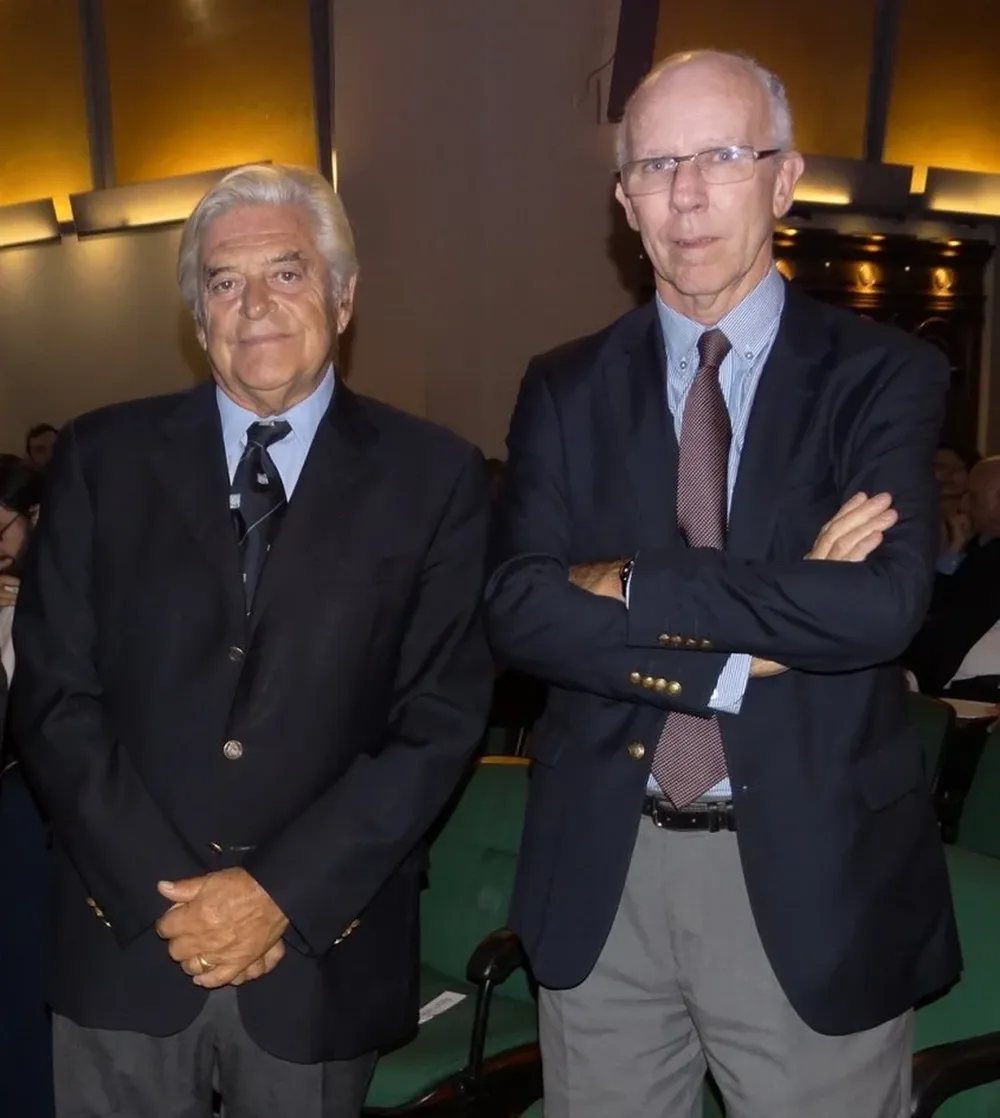 Luis Alberto Lacalle y Roberto Horta