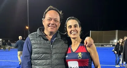 Pancho con su esposa