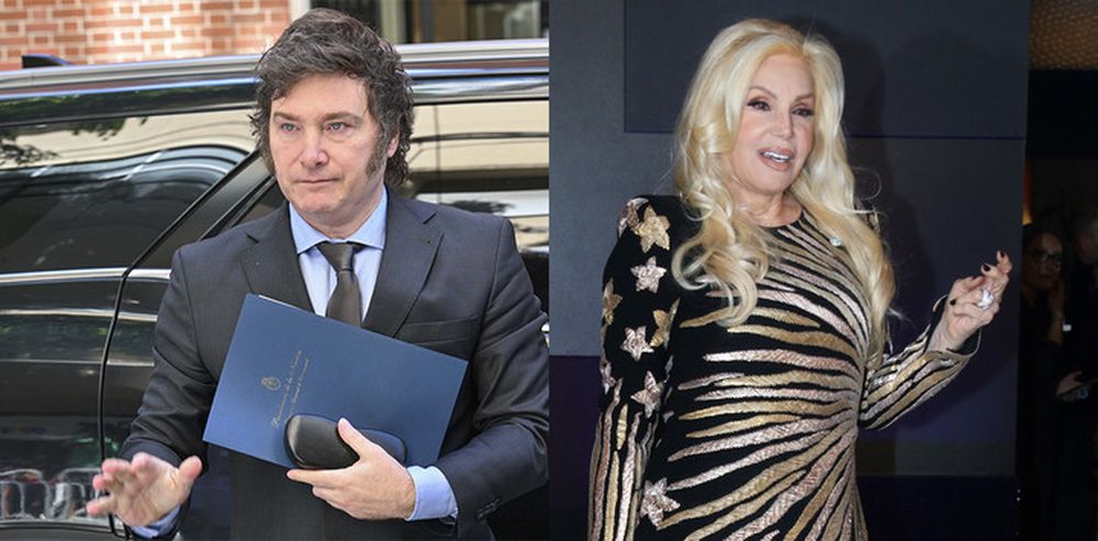 Susana Giménez y Javier Milei