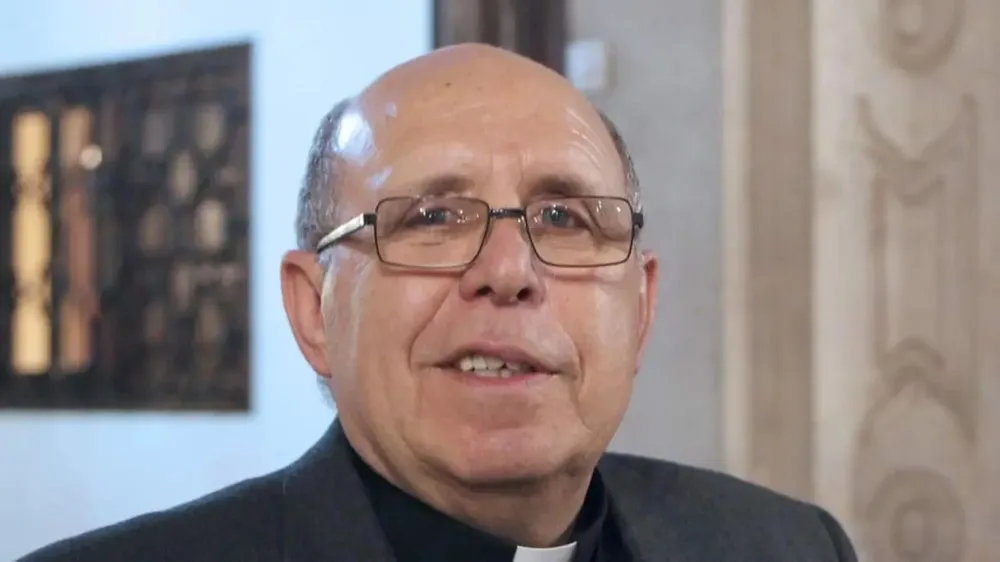 El canónigo emérito de la seo, Alfonso López Benito.