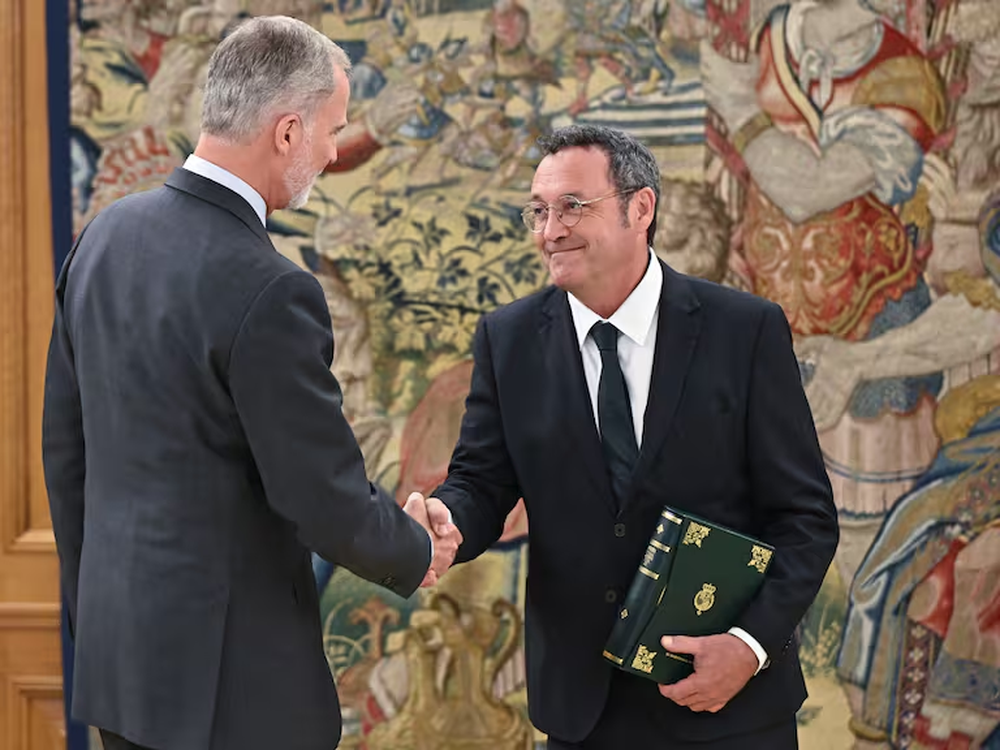 Felipe VI y Álvaro García Ortíz