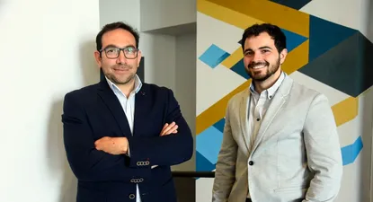 Los directores de Río Azul, Marcelo Argenzio y Gonzalo Cámara.