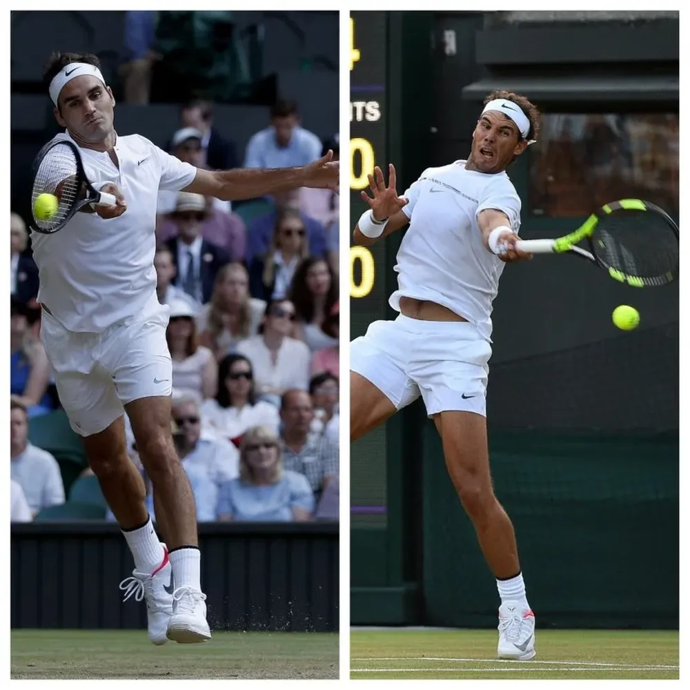 Roger Federer y Rafael Nadal