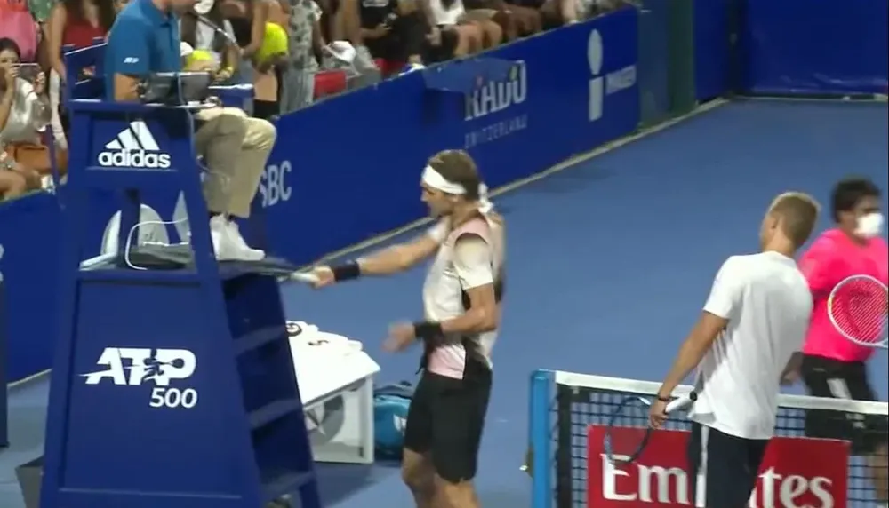 La reacción de Zverev