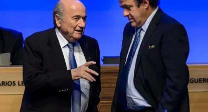 Otros tiempos: Blatter y Platini antes de que estallara el FIFAgate.