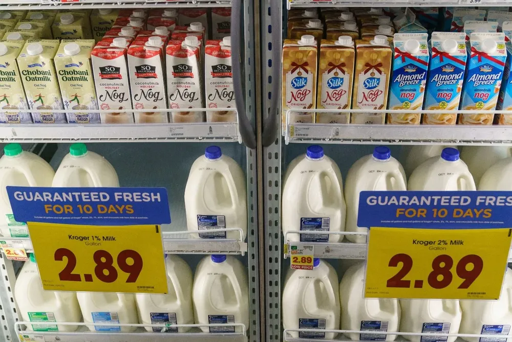 Góndola de supermercado en Atlanta, Georgia.