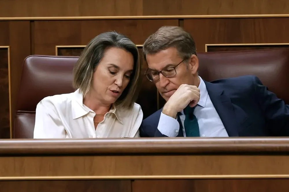 Cuca Gamarra y Alberto Núñez Feijóo