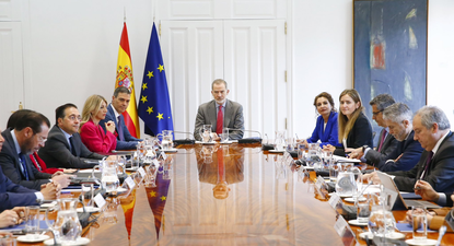 Felipe VI preside en el Palacio de la Moncloa la reunión del Consejo de Seguridad Nacional
