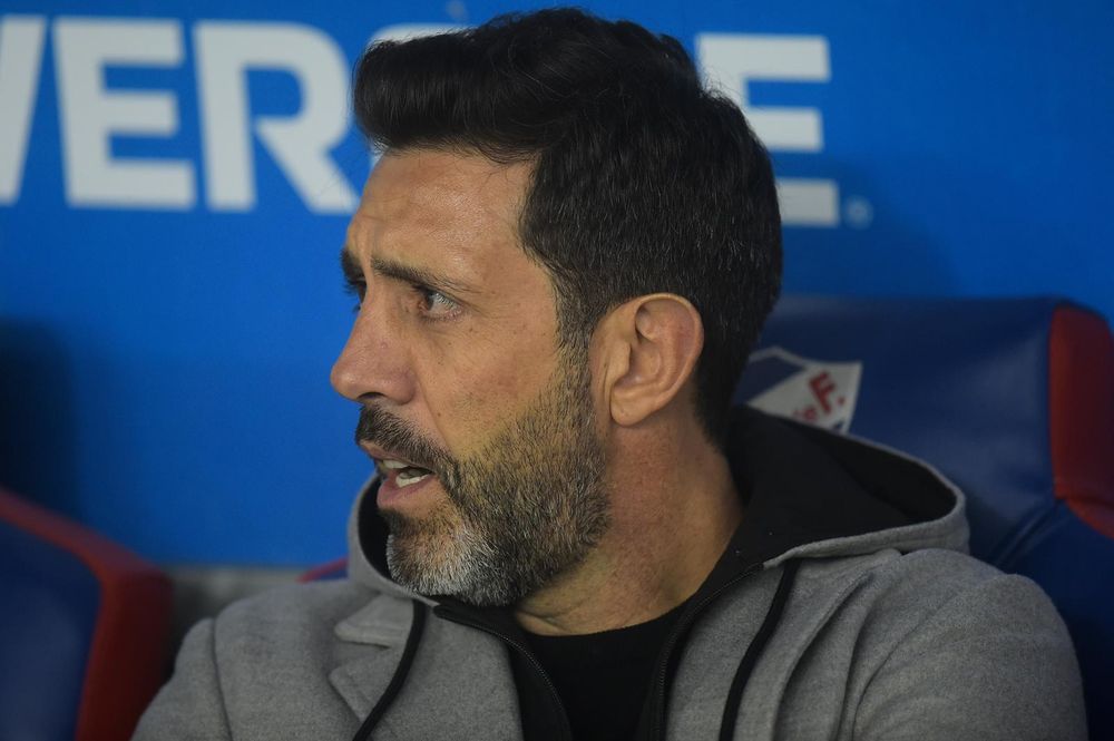Jorge Bava en el partido entre Nacional y Juventud de Las Piedras