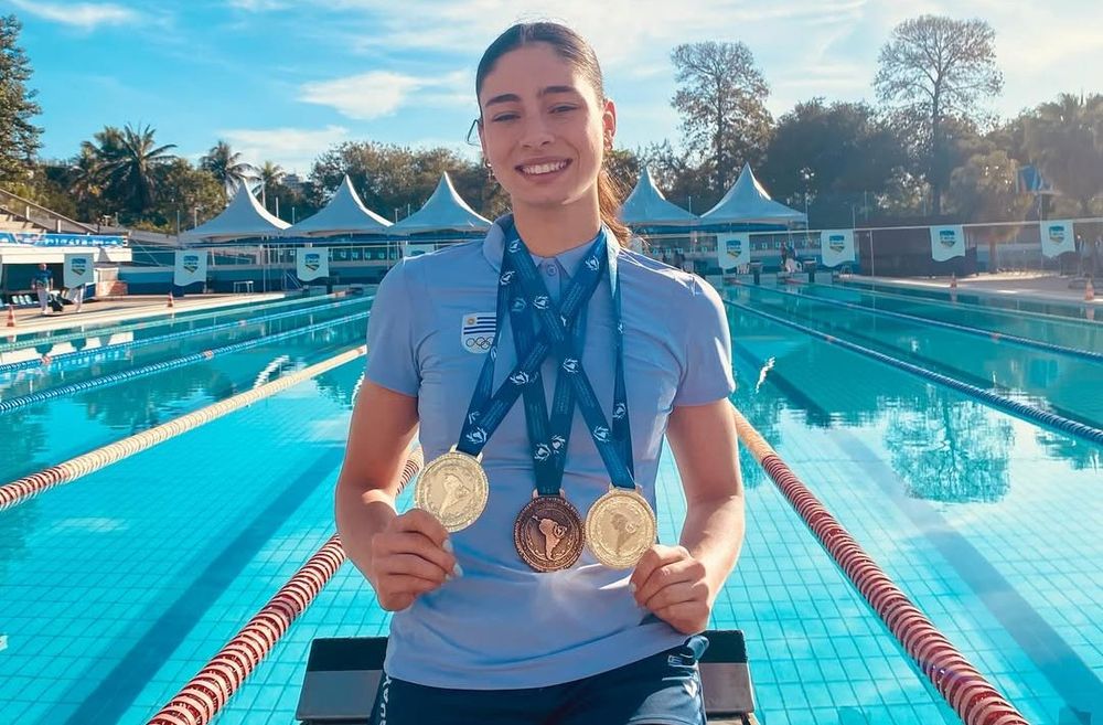 Sudamericano juvenil 2025⚡️🇺🇾🥇50 libre🥇100 libre🥉4x100 combinado mixtoLa mejor parte del añ