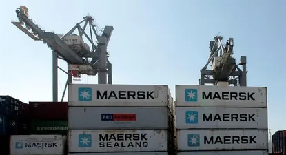 Portugal- Puerto de Lisboa hoy, donde los estibadores se han proclamado en huelga