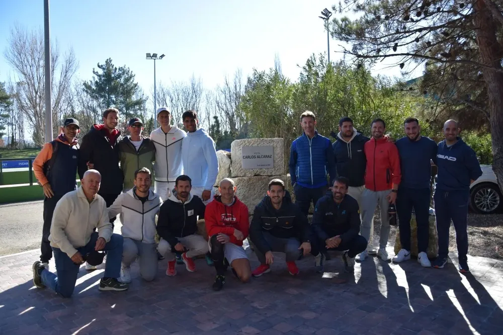 La pista Carlos Alcaraz.