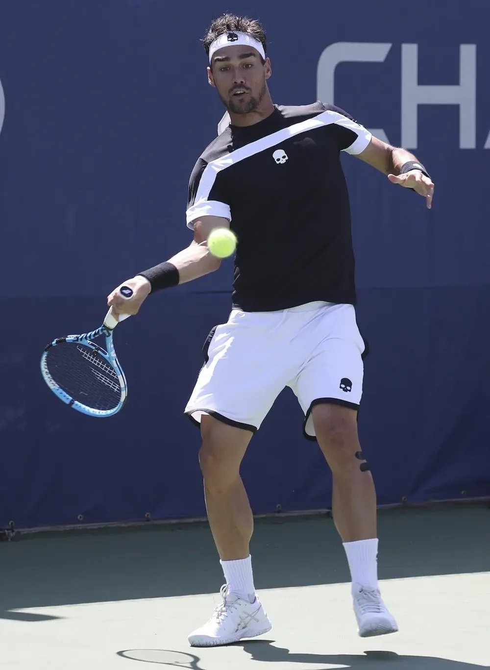 Fabio Fognini en el US Open 2017