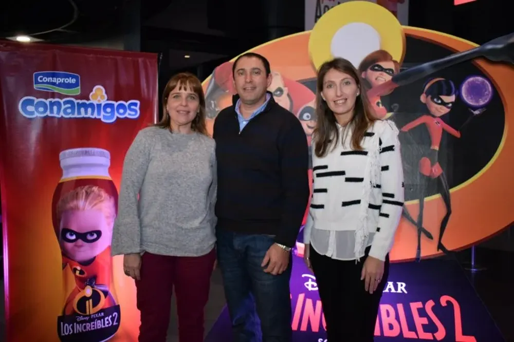Rocio Vilaró, Alejandro Pastorino y Claudia Cerruti