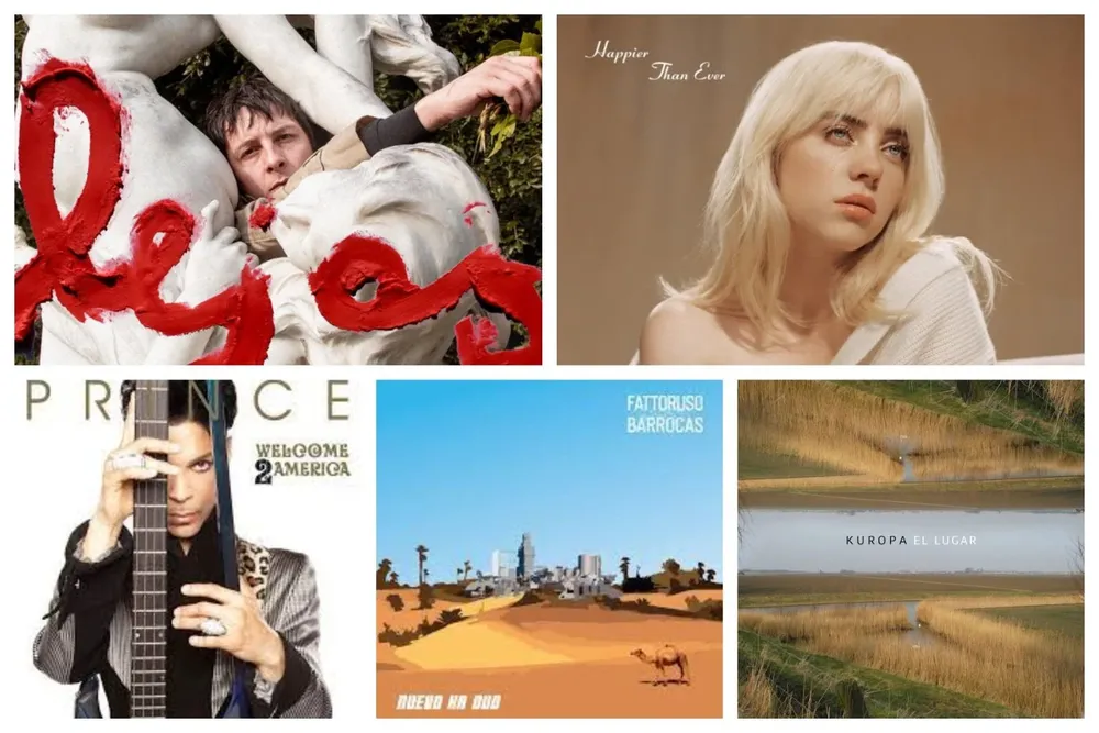 Las portadas de los discos recomendados de este mes