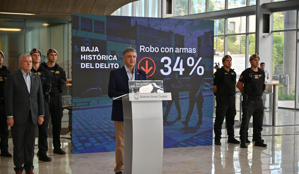Jorge Macri detalló las cifras del delito en CABA.