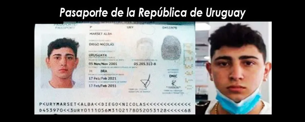 Uno de los documentos del hermano de Marset