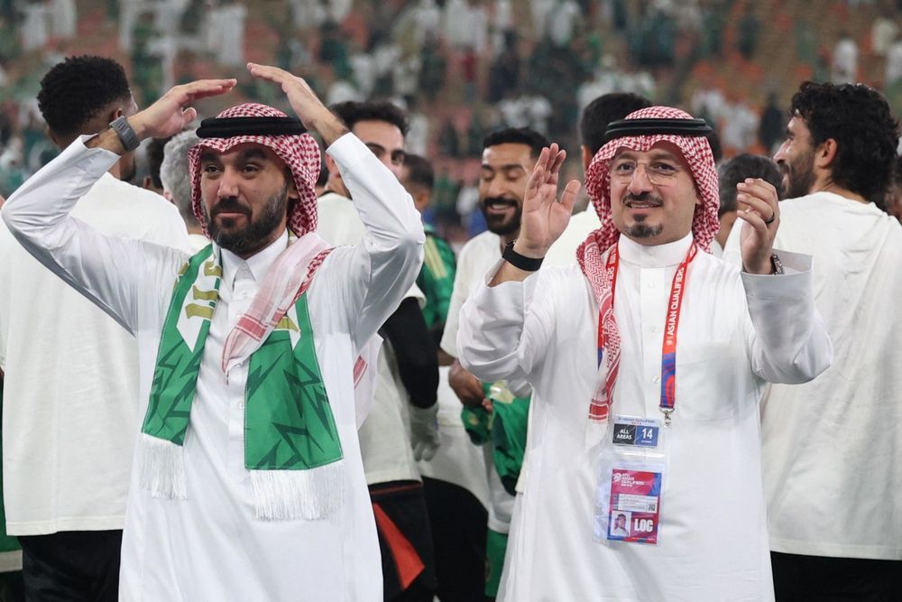 Abdulaziz bin Turki al-Faisal al-Saud y Yasser al-Misehal Abdulaziz bin Turki al-Faisal al-Saud y Yasser al-Misehal