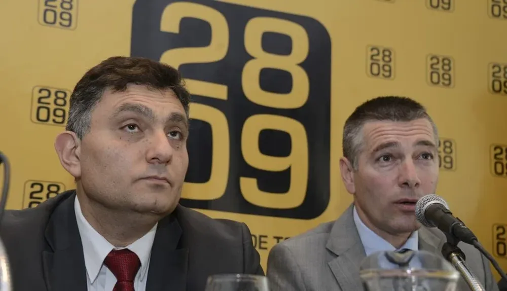 La fórmula del 2809: Isaac Alfie (vice) y Marcelo Areco (presidente)