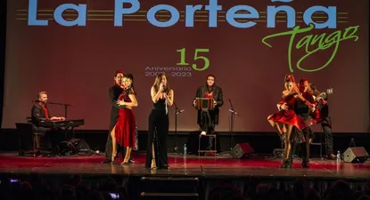 Una de las funciones del 15º aniversario de La Porteña Tango.
