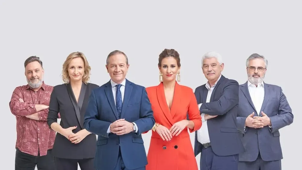 Fernando Santullo, Laura Raffo, Daniel Castro, Viviana Ruggiero, Eduardo Brenta y Francisco Faig