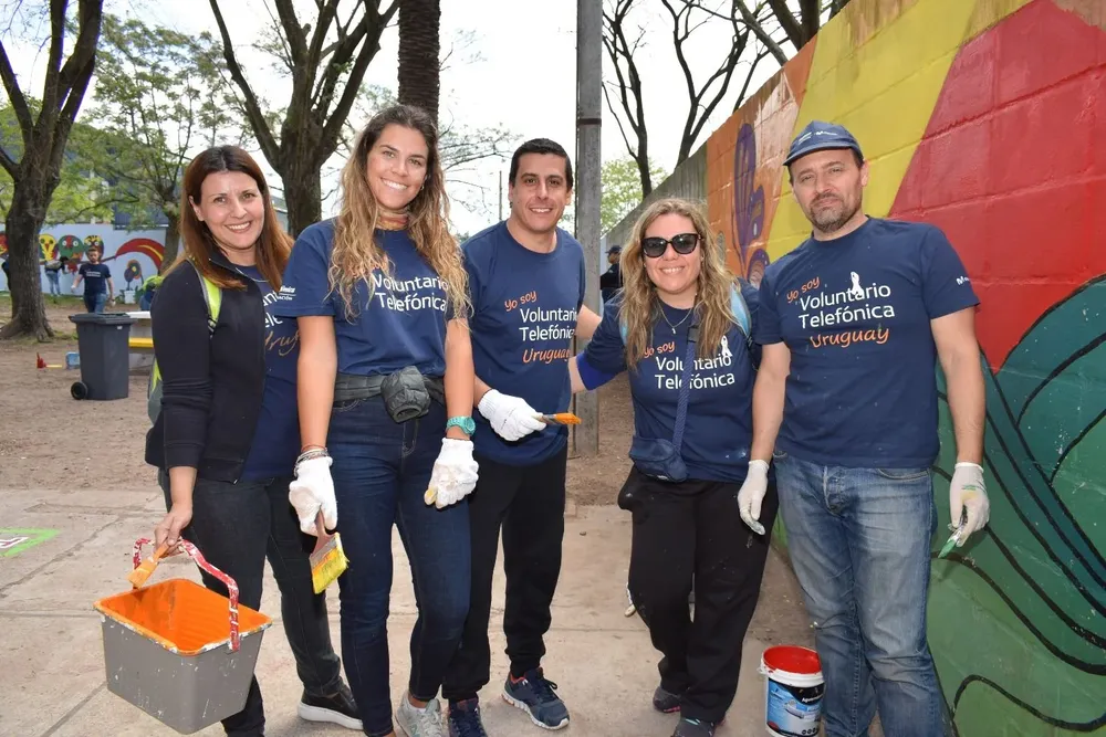 Natalia Navarro, Cecilia Zunino, Gustavo Gargiulo, Karina Padilla y Javier Borca