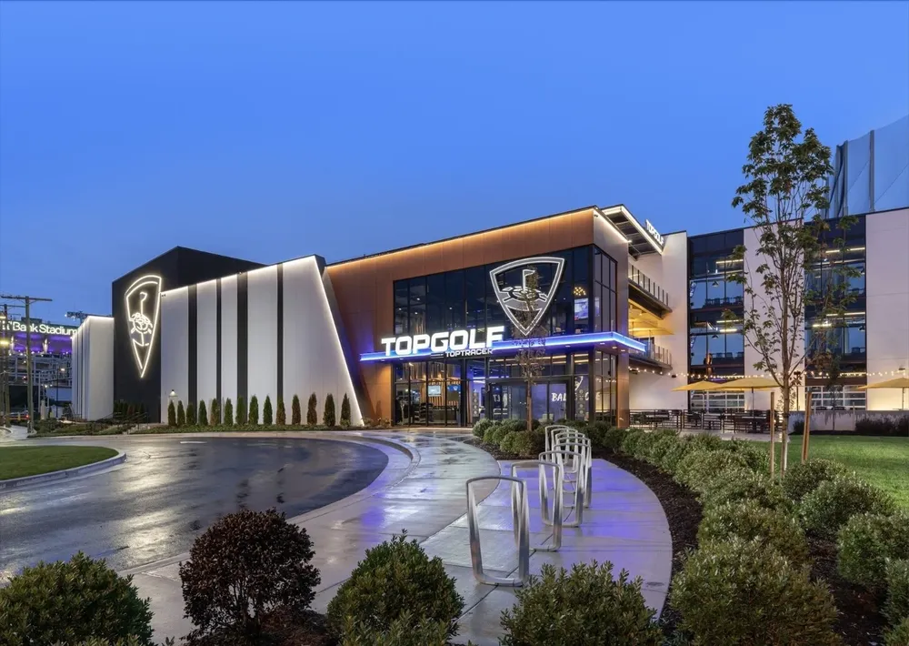 Instalaciones de Topgolf.
