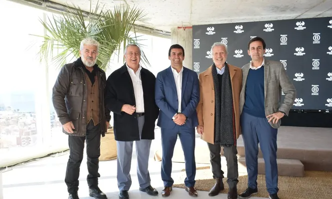Roberto Moraes, Carlos Lecueder, Ignacio Del, Ernesto Kimelman y Carlos Lecueder Methol