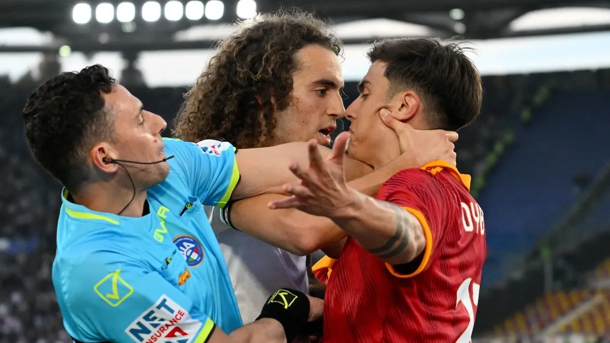 Video ¿por Qué El Francés Guendouzi Tomó Del Cuello A Paulo Dybala En El Triunfo De Roma Ante 1254