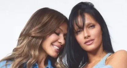 Catherine Fulop y su hija Oriana