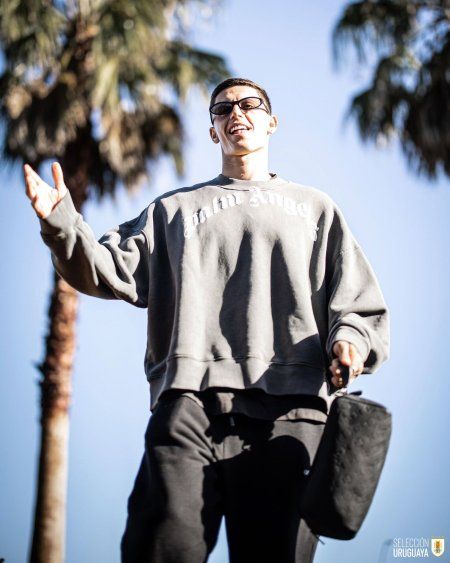 Brian Rodríguez se integró este martes a la selección de Uruguay