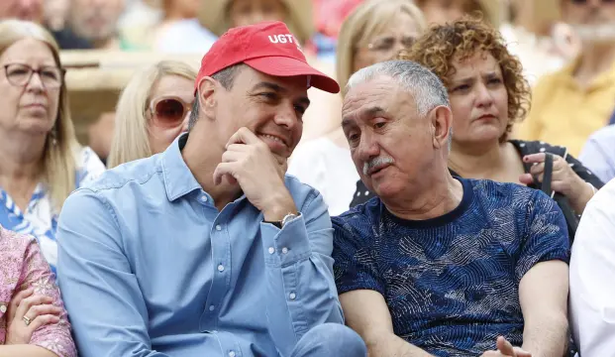 Pedro Sánchez y Pepe Álvarez