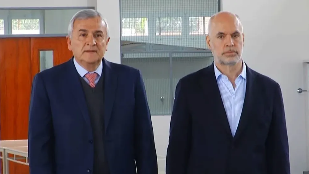 Larreta y Morales en Rosario