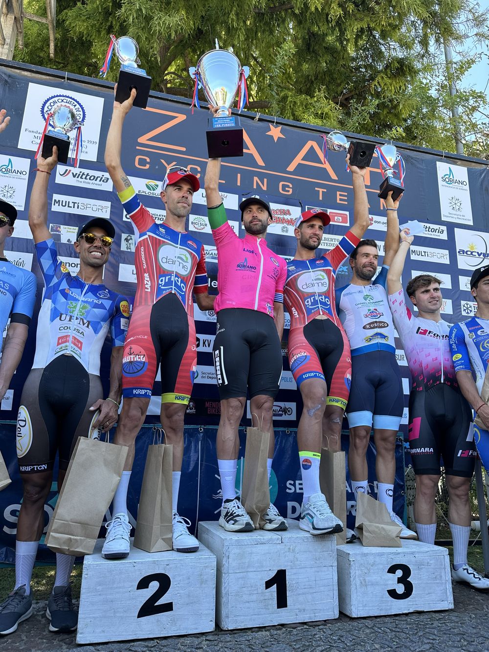 Podio en la Vuelta Chaná 2026